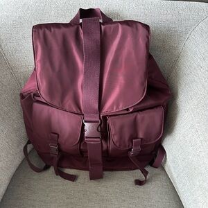 Victoria Secret Burgundy Backpack